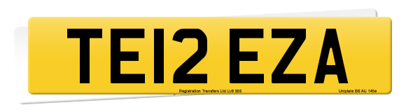 Registration number TE12 EZA